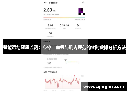 智能运动健康监测：心率、血氧与肌肉疲劳的实时数据分析方法